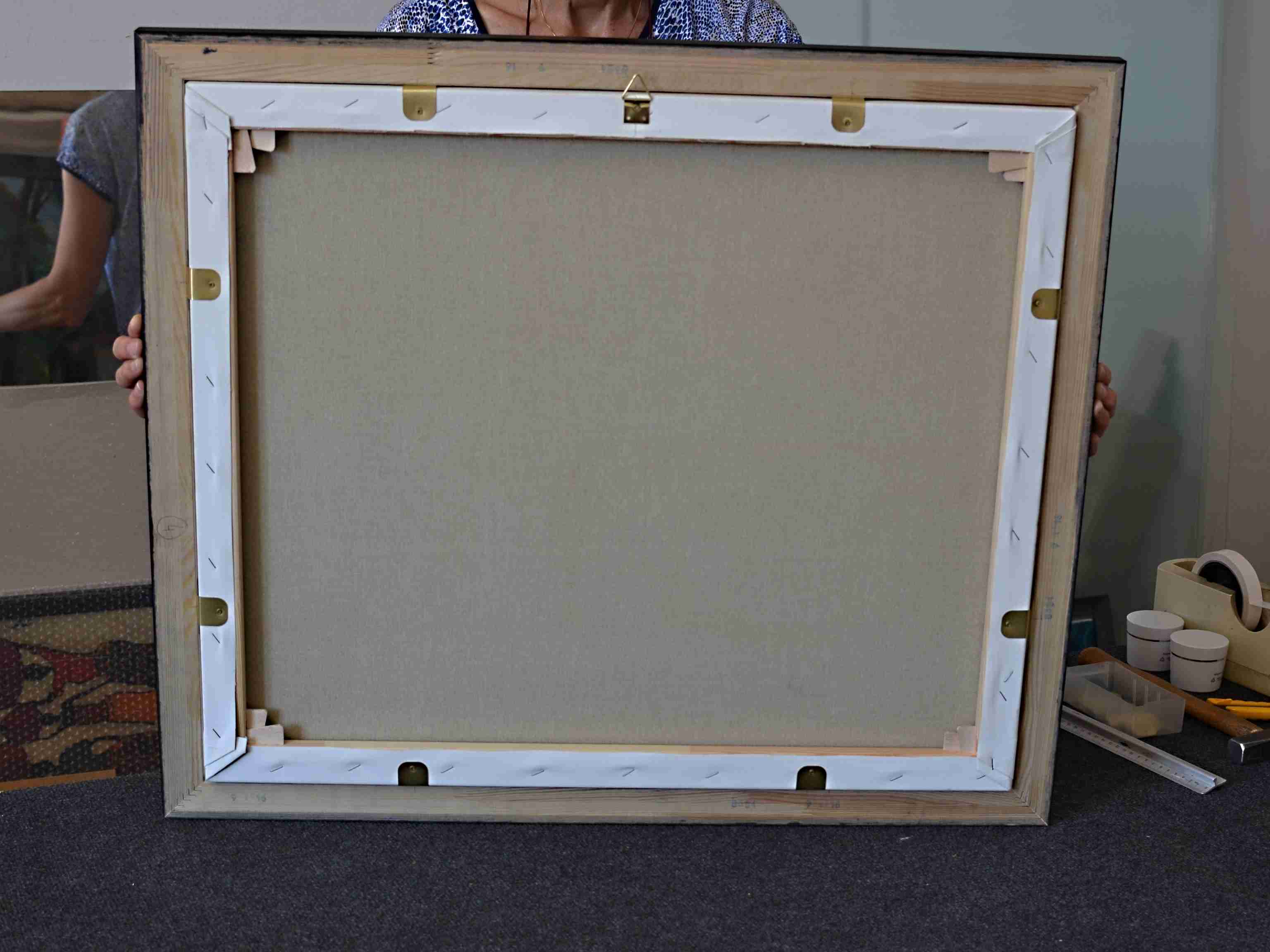 Framing under glass, step by step
