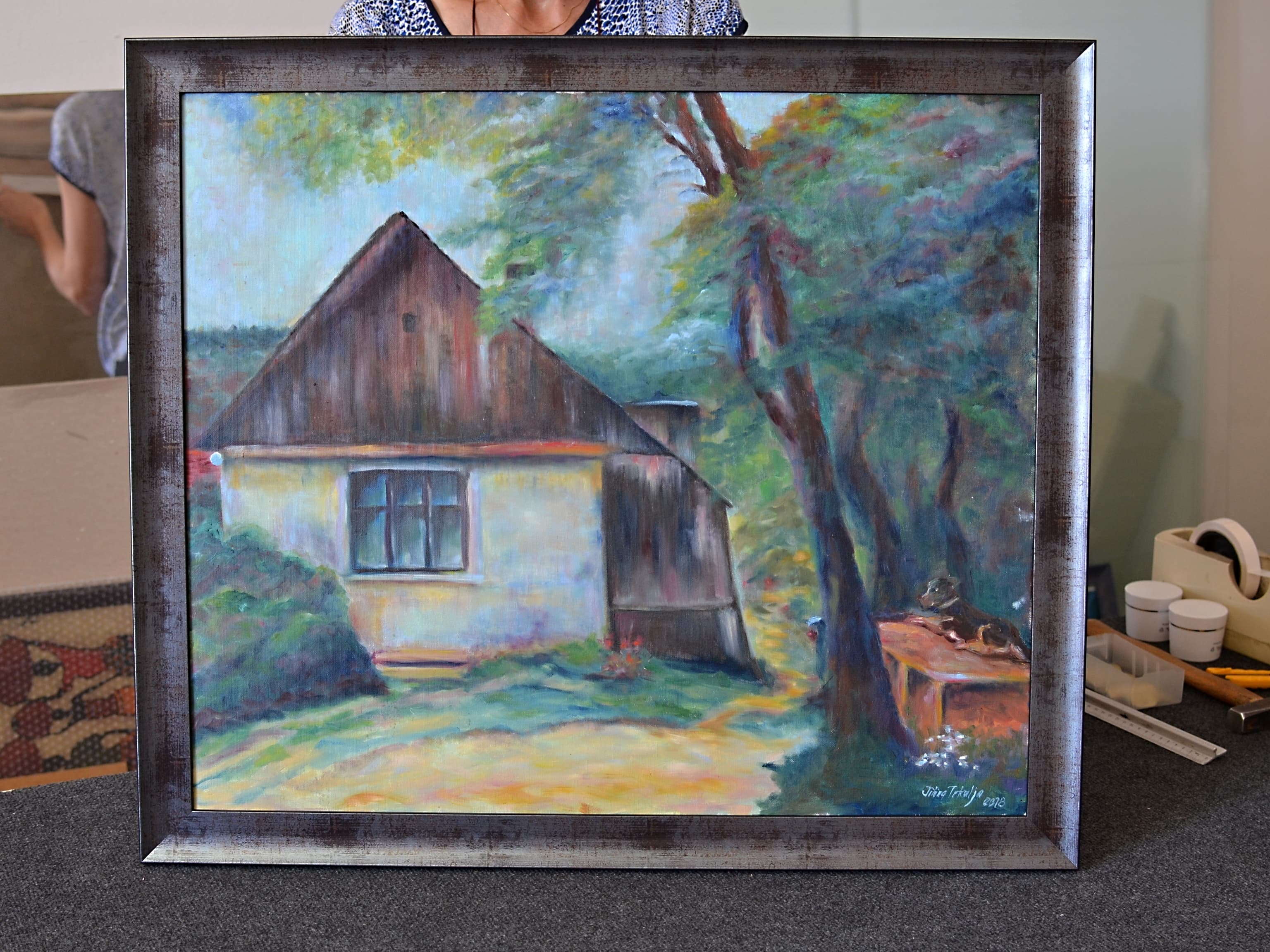 Framing under glass, step by step